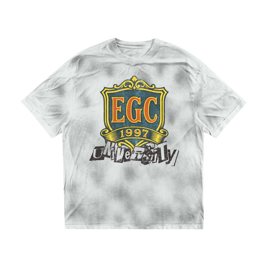 EGC University Vintage Dirty Washed T-shirt (FREE SHIPPING)